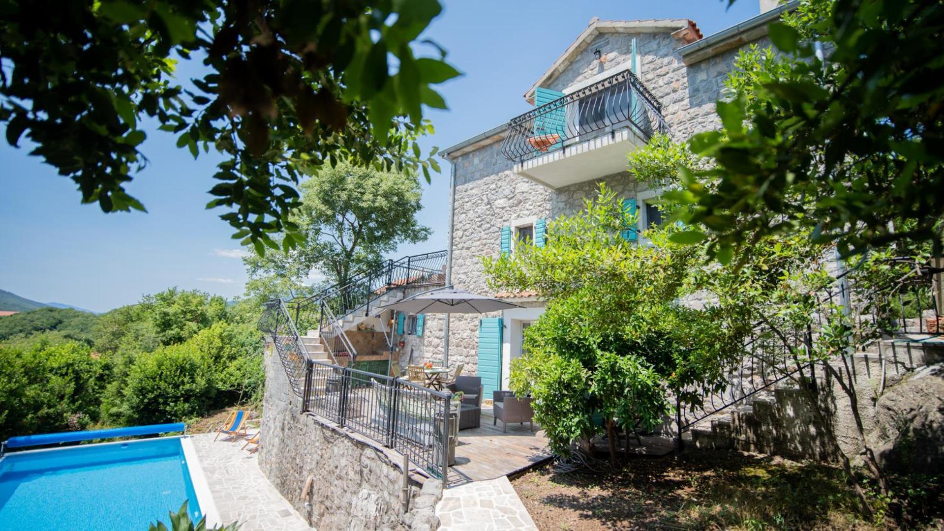 Villa Toscana With A Pool Тиват Екстериор снимка
